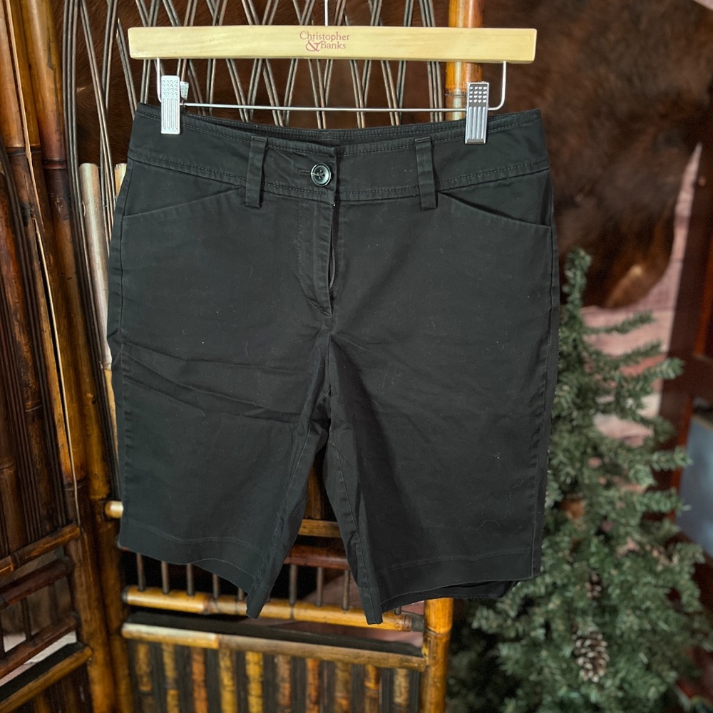 Ann Taylor Curvy Black Shorts
